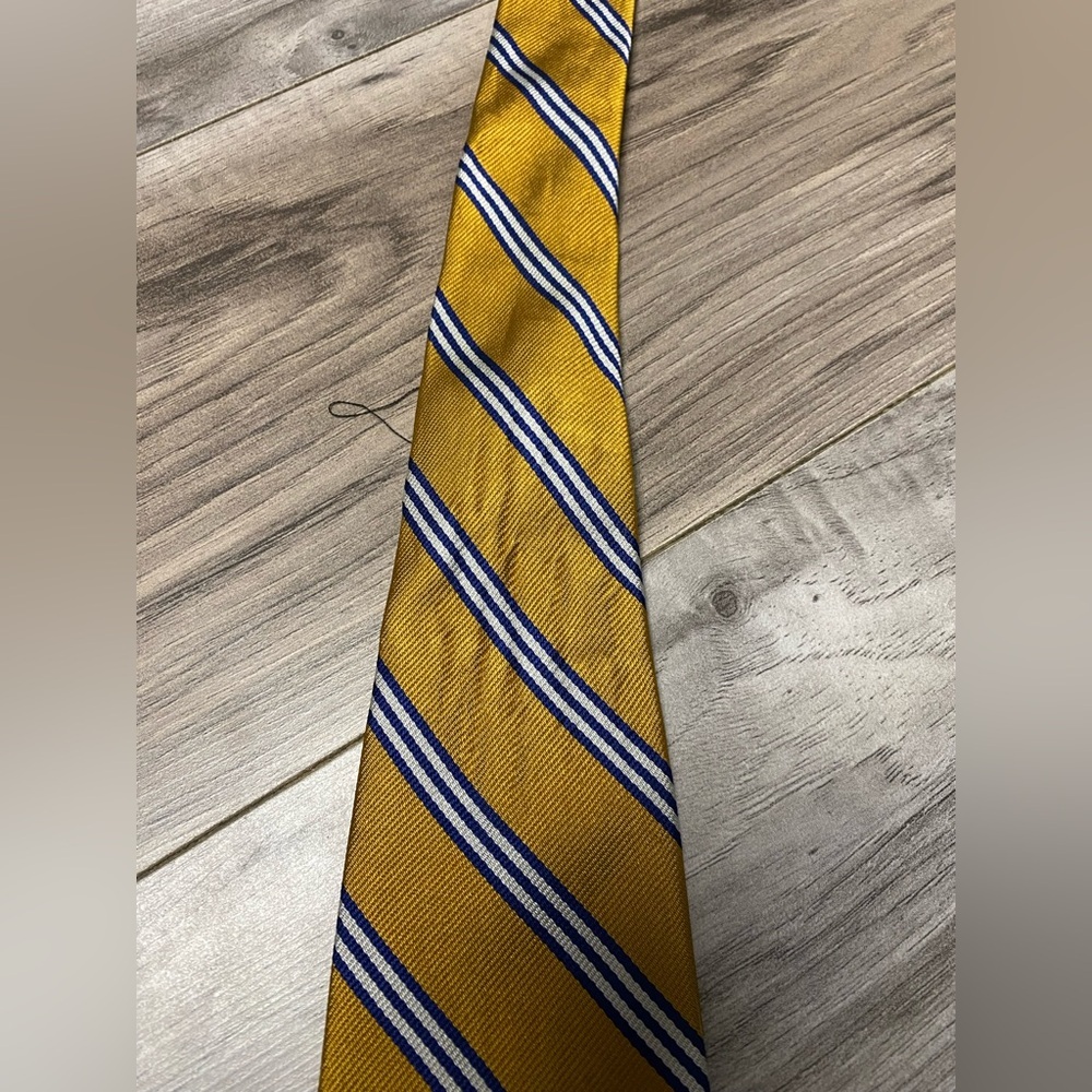 Brooks Brothers Makers Striped Plaid Necktie Lot Of 3 Mens Classic Patterns Silk - Picture 7 of 9